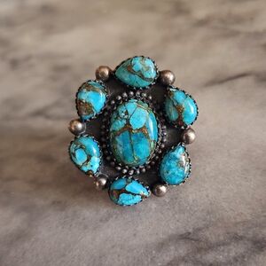 Turquoise Silver Women's Ring